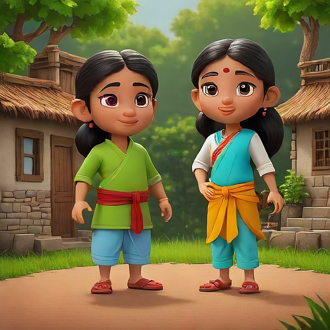 3D cartoon character art